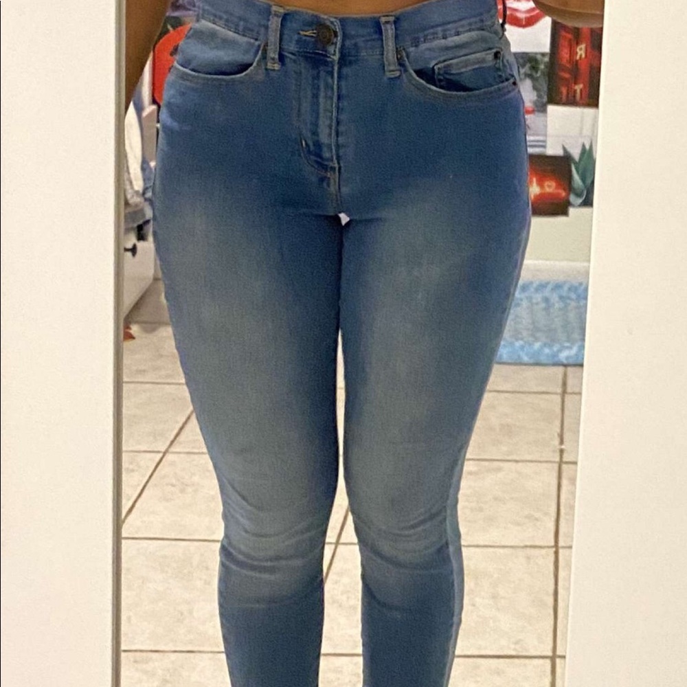 High waisted jeggins